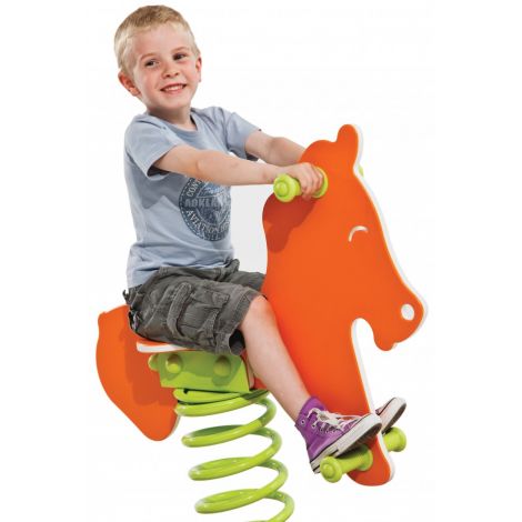 Balansoar pe arcuri HDPE Safari Calut cu prindere in beton - imagine 12